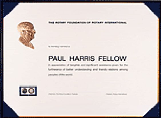 Paul Harris Fellow