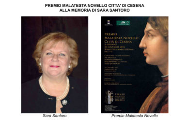 PREMIO MALATESTA NOVELLO CITTA' DI CESENA ALLA MEMORIA DI SARA SANTORO