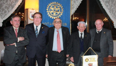 da sinistra Africo Morellini, Guido Pistocchi, Domenico Scarpellini, Aurelio Campanini e Renzo Collini