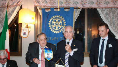 da sinistra il Governatore Alberto Faus Almiñana, Domenico Scarpellini, il Presidente Francisco Roca Gonzalez e Rocco De Lucia