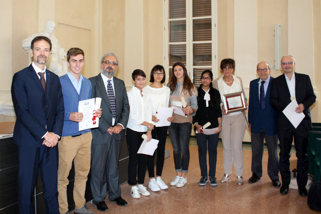 Premiazione dei ragazzi che hanno partecipato alle Giornate della Scienza di Venezia 2017