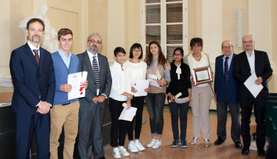 Premiazione dei ragazzi che hanno partecipato alle Giornate della Scienza di Venezia 2017