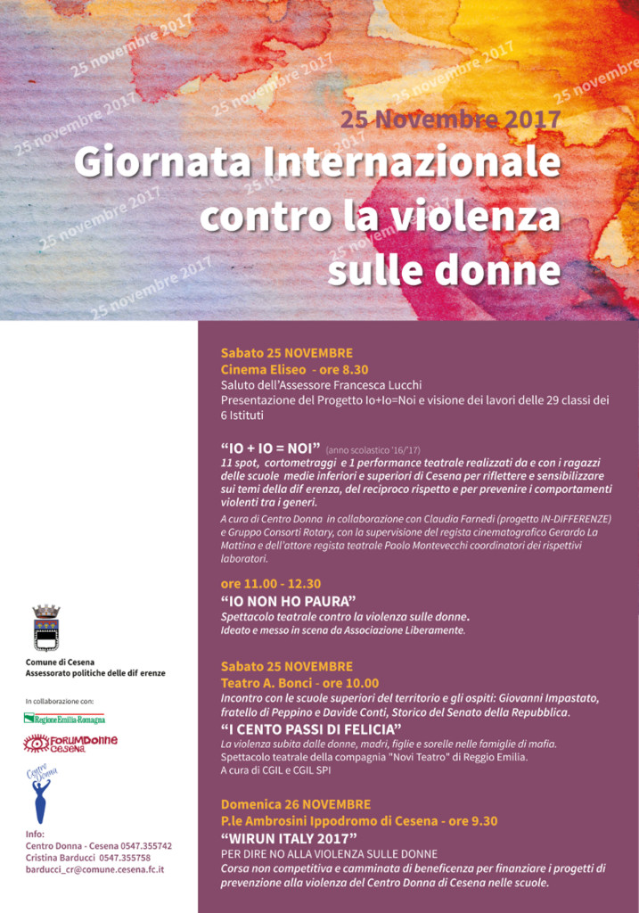 Giornata Internazionale contro la violenza sulle donne - 25 novembre 20147