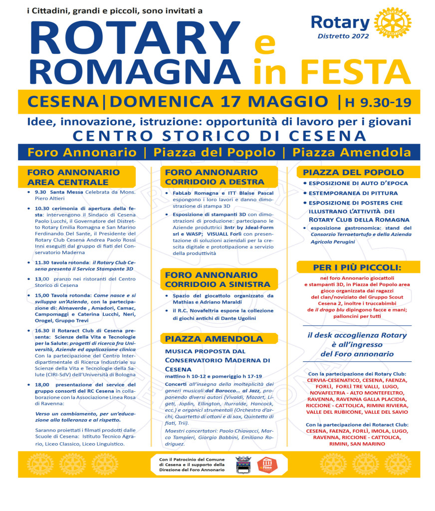 Gruppo Consorti al Rotary Romagna in Festa Cesena 2015