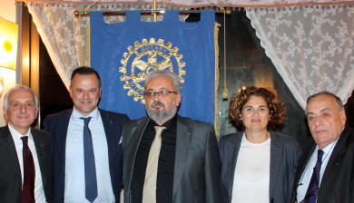 da sinistra Giampiero Placuzzi, Rocco De Lucia, Giorgio Babbini, Barbara Burioli e Domenico Scarpellini