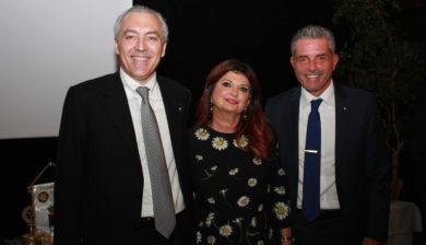 da sinistra Luca Panzavolta, Ester Castagnoli e Paolo Lucchi