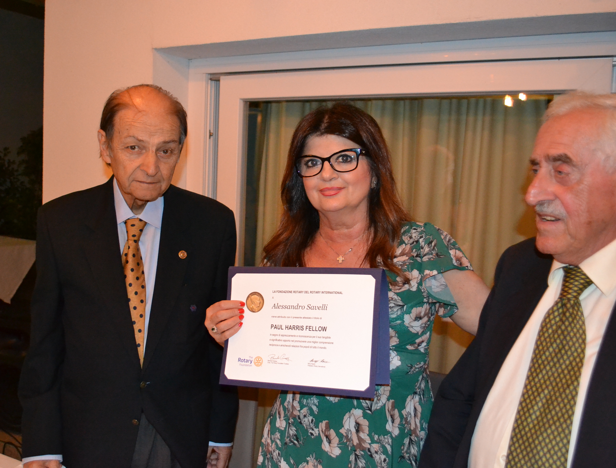 da sinistra Alessandro Savelli, Ester Castagnoli e Africo Morellini